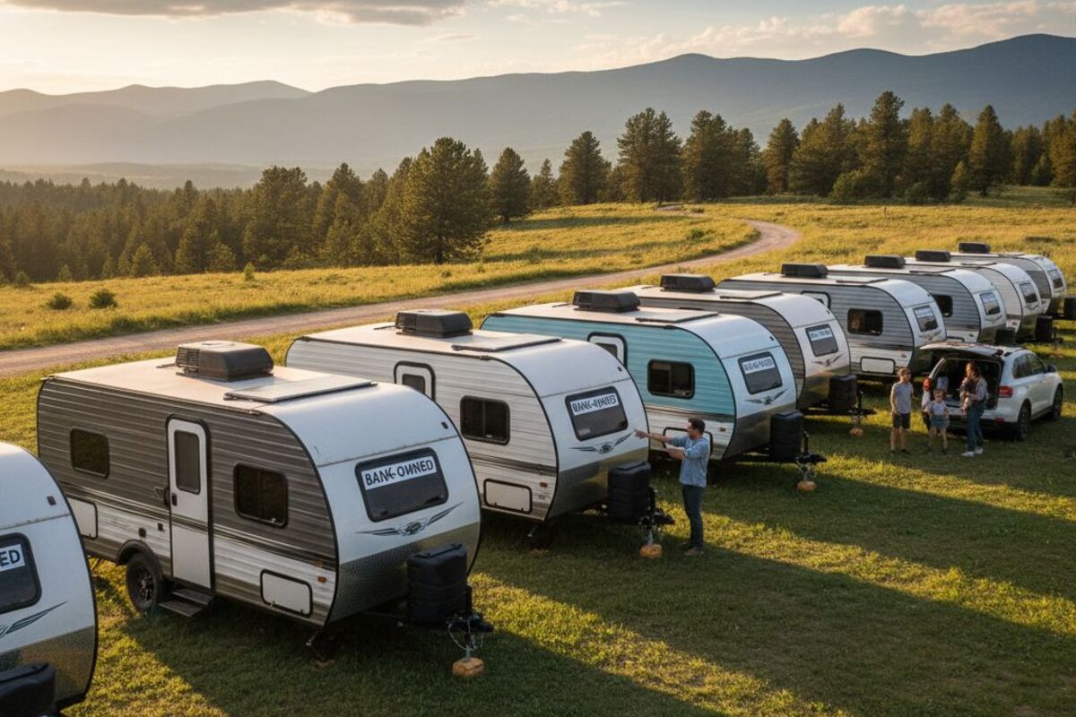 Affordable Bank-Owned Mini Travel Trailers for Camping 2026