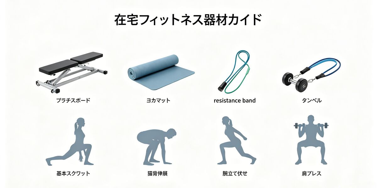 自宅エクササイズ完全ガイド：ピラティスボードで内転筋を鍛え効率的にダイエット