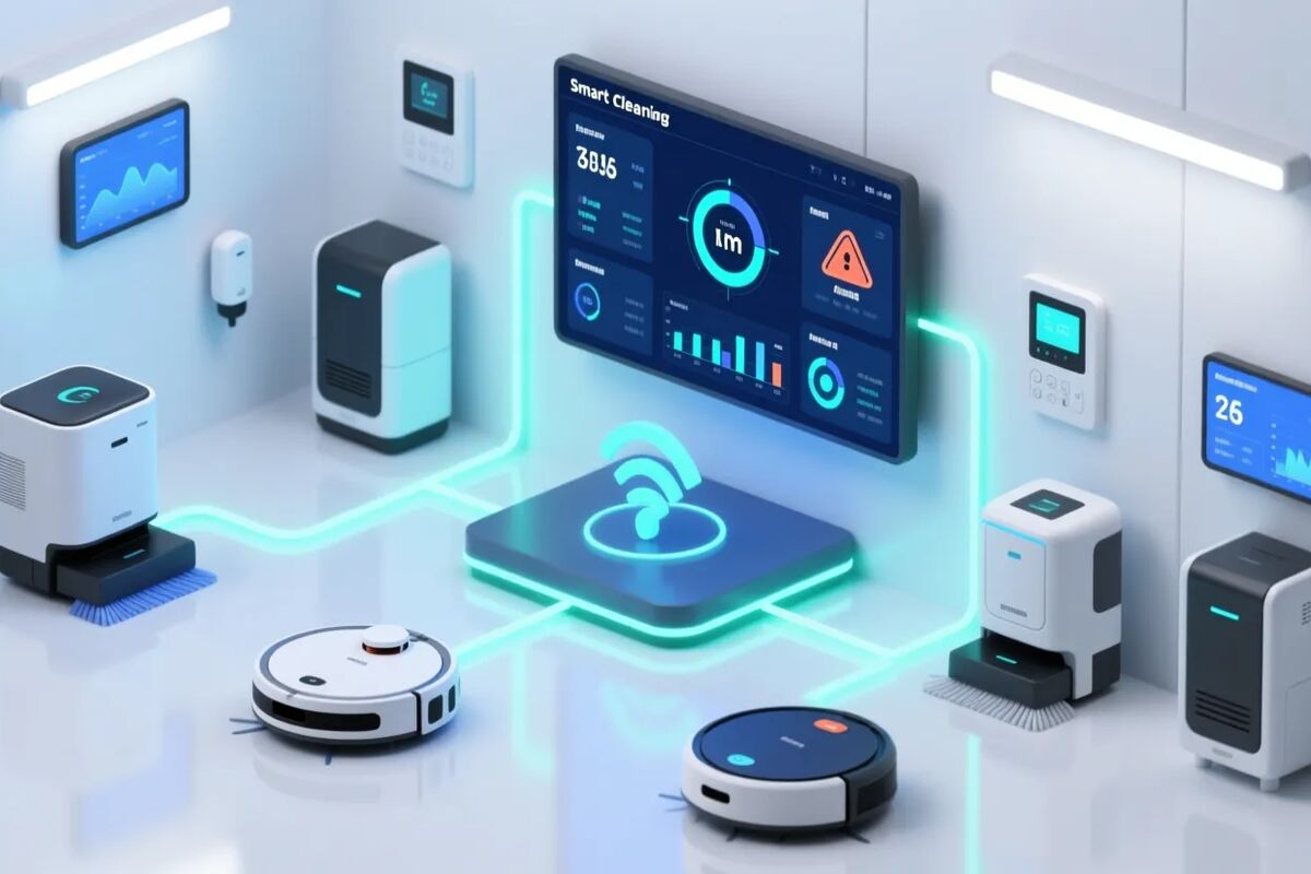 The Future of Facility Management: Integrating Robotic Commercial Cleaning and IoT Systems