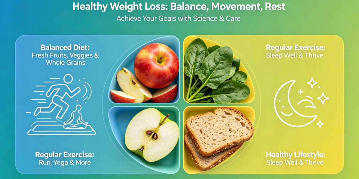The Right Way to Lose Weight: Your Weightloss Journey, Meal Planning, and Lasting Health Benefits